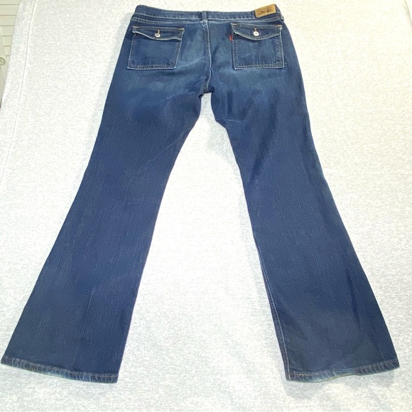 Levi's Women's Boot Cut Jeans - Dark Blue - Picture 7 of 14